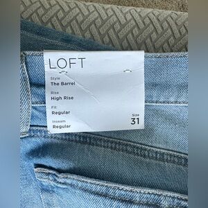 Loft. The barrel. High rise. 31. NWT